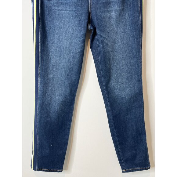 GB Jeans High Rise Skinny Blue Stretch Side Stripe Denim Pants Size 13 NWT - Picture 6 of 9
